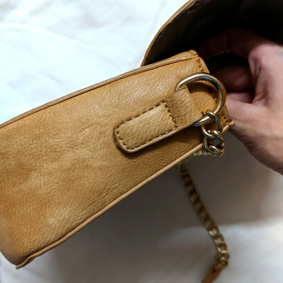 E2O Tan Beige Sling Bag - New - Picture 7 of 7